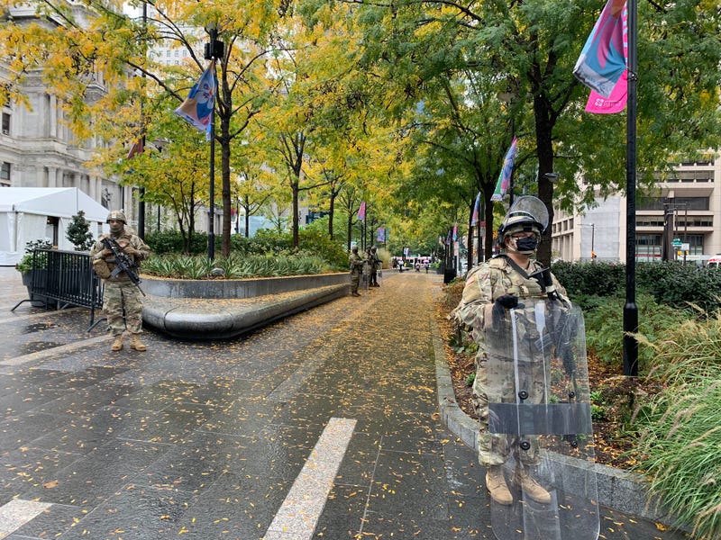 Pennsylvania National Guard arrives in Philadelphia