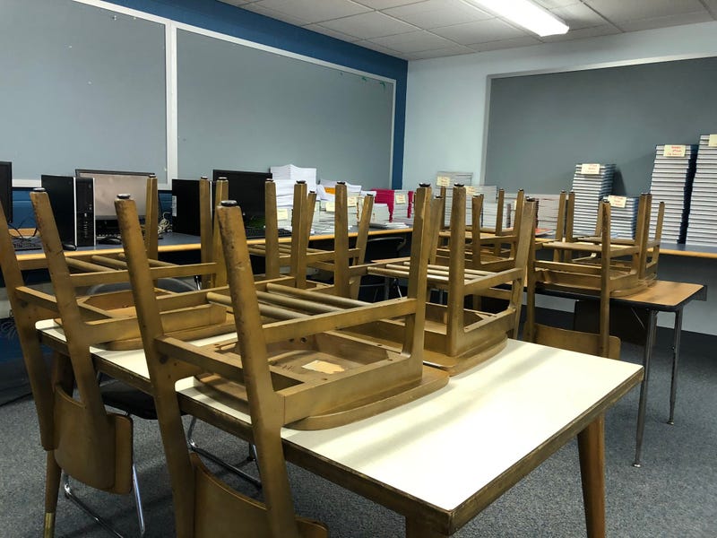 Empty classroom