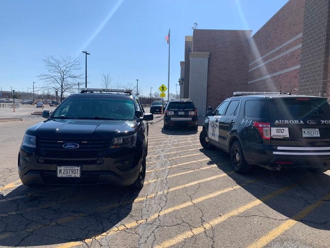 Aurora police responded to an unfounded bomb threat March 4 at a Walmart store.