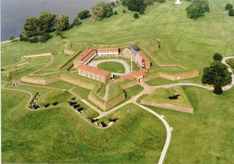 An Aerial View Of The Fort McHenry