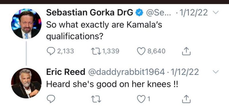 Reed's tweet