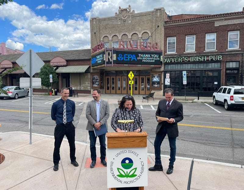 June 27 announcement of $3.9 million in Brownfield funding for Niagara County