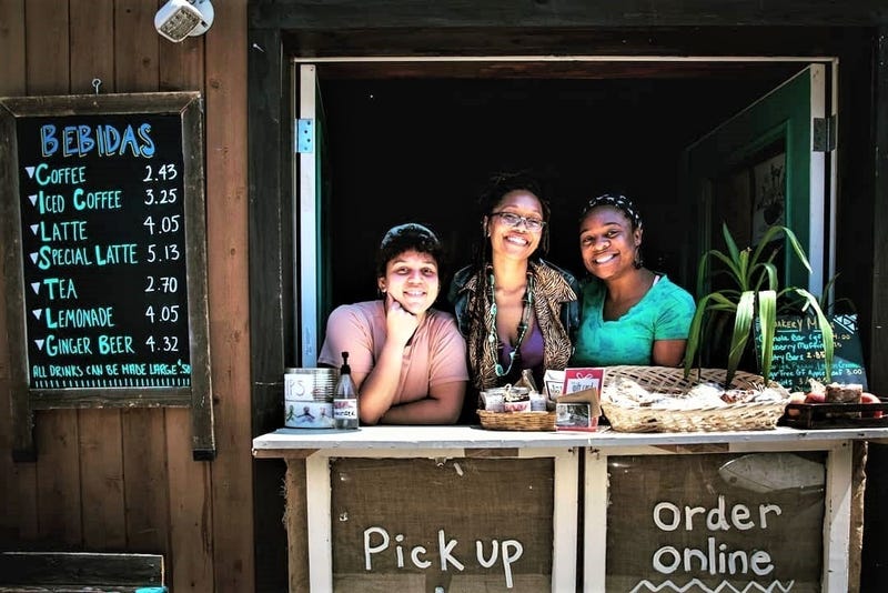 Franny Lou’s Porch co-owners Blew Kind, Chantelle Todman and Ashley Huston