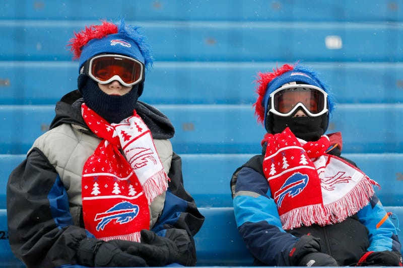 Forget the battery operated clothing at Bills Pats game