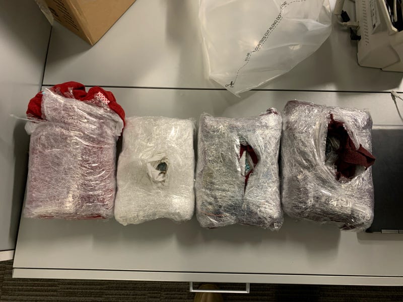 Packages recovered during investigation.