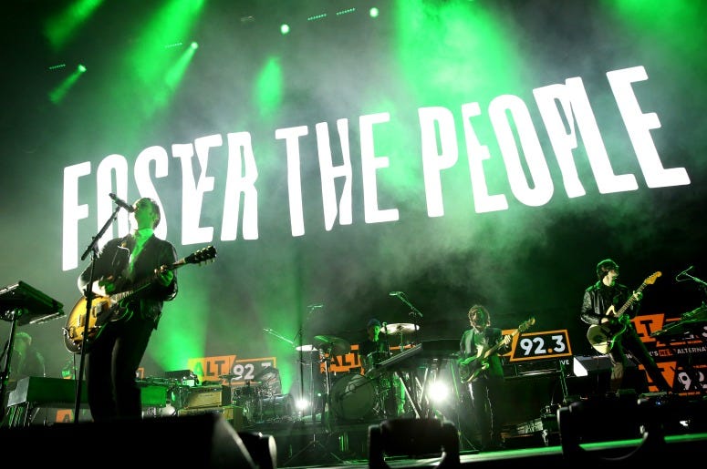 Foster the People perform onstage at Not So Silent Night presented by Radio.com at Barclays Center on December 6, 2018