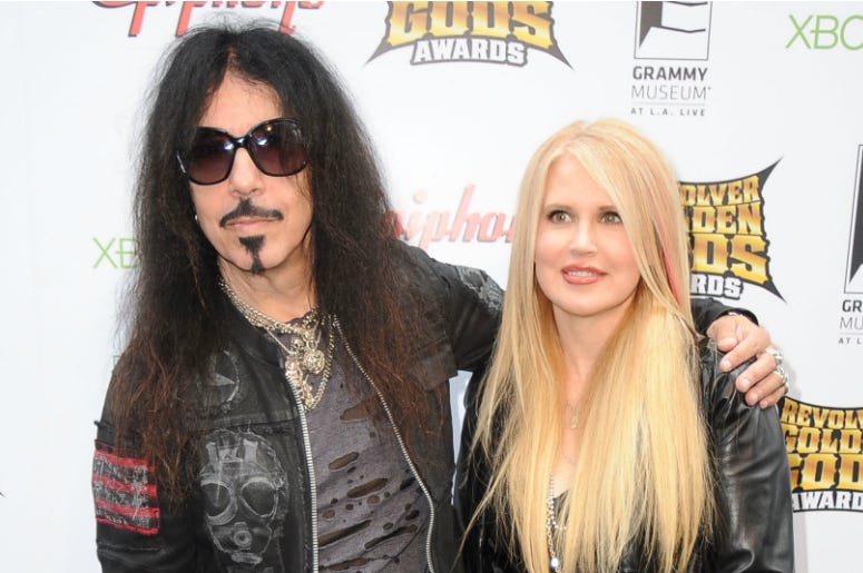 Frankie Banali arrives at the 2012 Revolver Golden Gods Award Show at Club Nokia