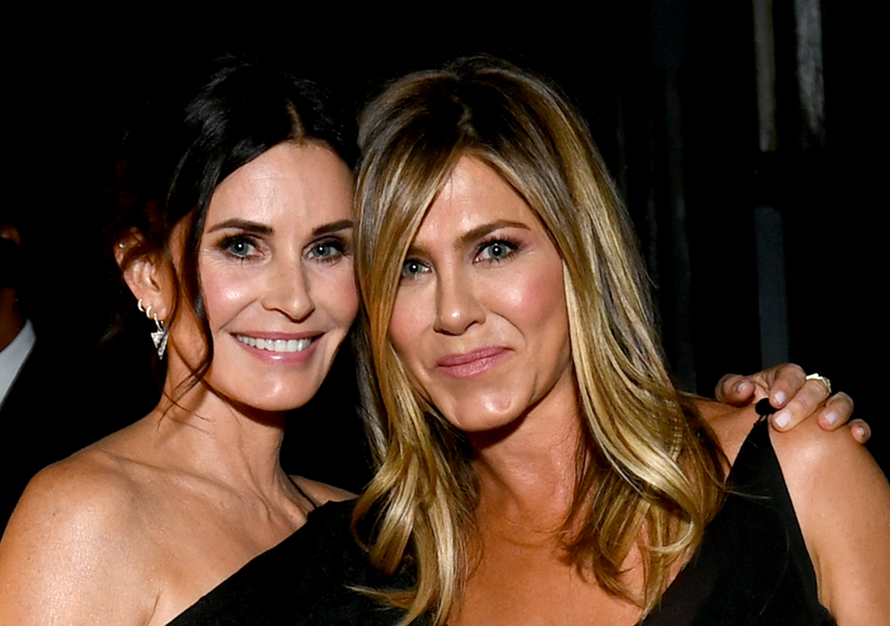 Courteney Cox and Jennifer Aniston