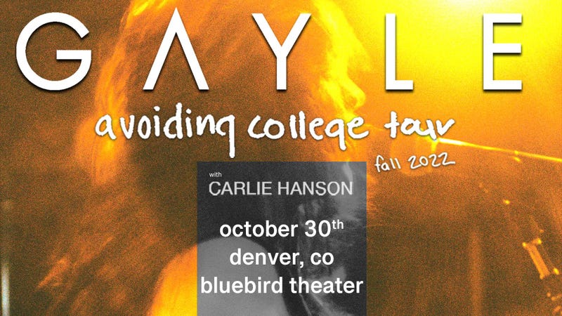 GAYLE - AVOIDING COLLEGE TOUR