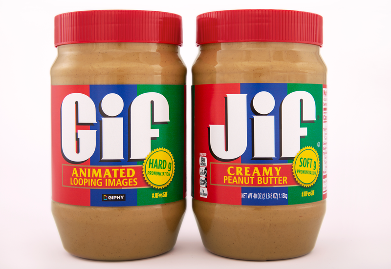 GIF and Jif Peanut Butter
