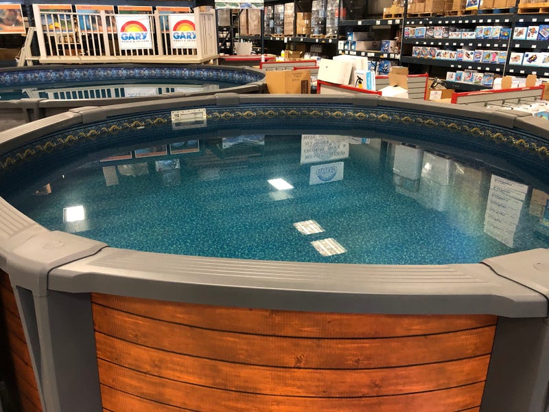 Pool at Gary Pools and Spas. February 1, 2021
