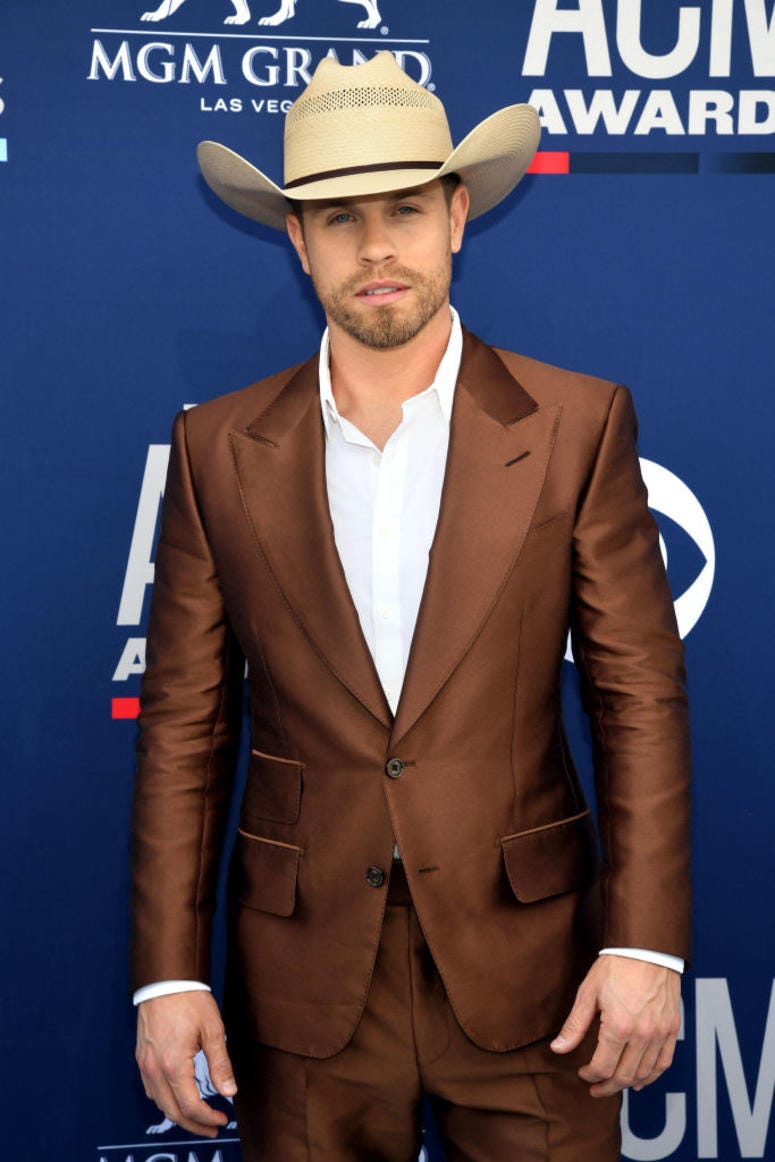 Dustin Lynch attends the 54th Academy Of Country Music Awards at MGM Grand Hotel & Casino on April 07, 2019 in Las Vegas, Nevada