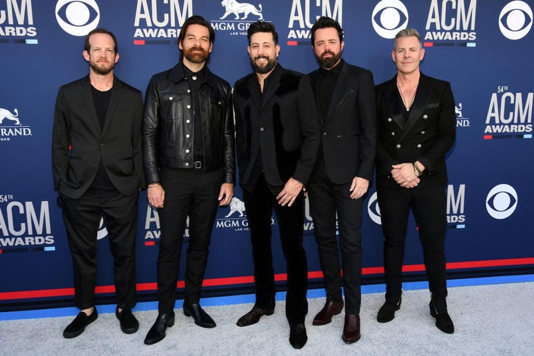 Old Dominion attends the 54th Academy Of Country Music Awards at MGM Grand Hotel & Casino on April 07, 2019 in Las Vegas, Nevada