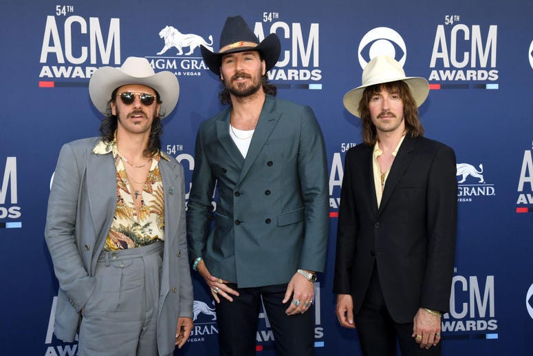 Midland attends the 54th Academy Of Country Music Awards at MGM Grand Hotel & Casino on April 07, 2019 in Las Vegas, Nevada