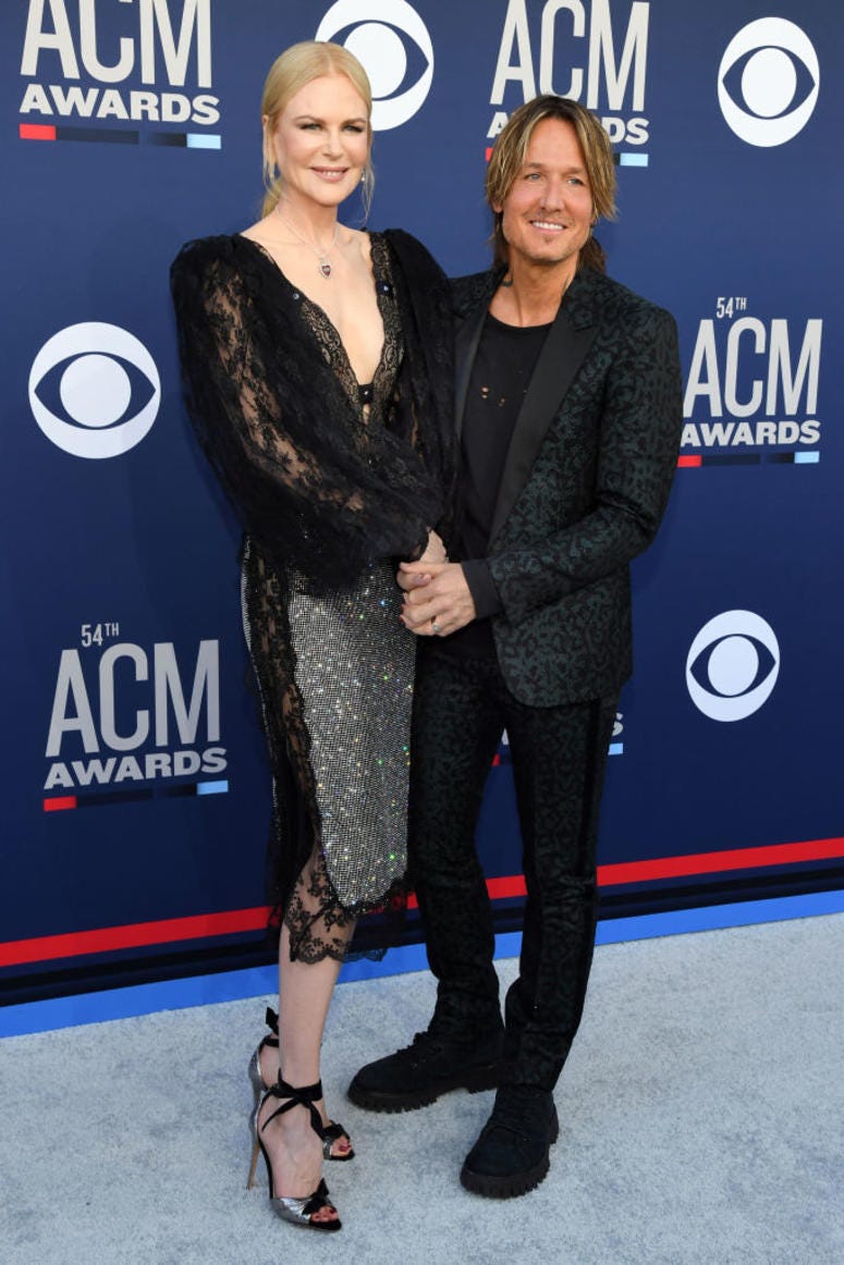 Keith Urban attends the 54th Academy Of Country Music Awards at MGM Grand Hotel & Casino on April 07, 2019 in Las Vegas, Nevada