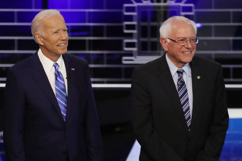 Joe Biden and Bernie Sanders