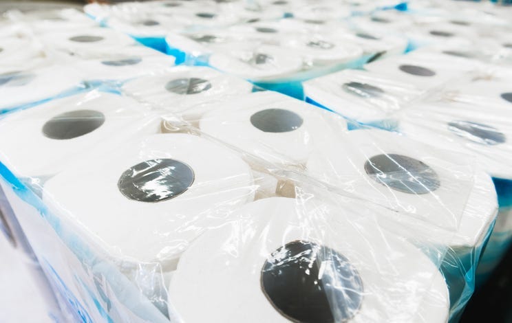 Toilet Paper, Rolls, Supermarket