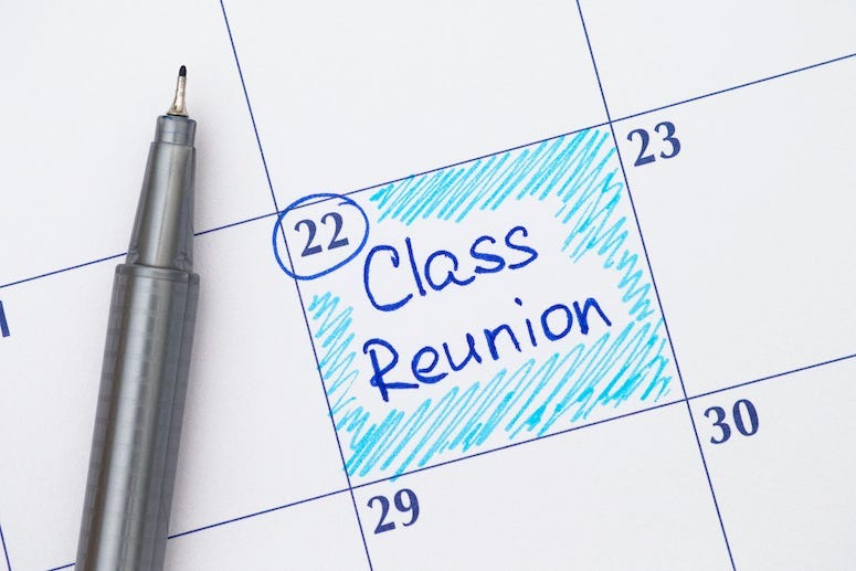 Calendar, Pen, Class Reunion