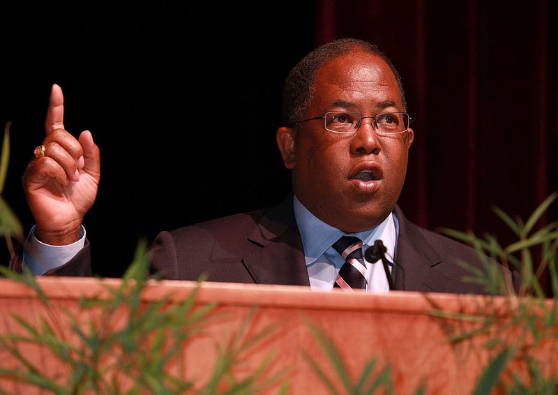 (Former) L.A. County Supervisor Mark Ridley-Thomas speaks at Environmental Charter School Graduation 2010 with US Secretary Of Labor Hilda Solis on June 24, 2010.