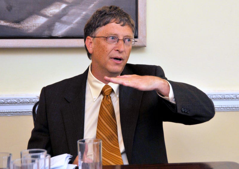 bill gates flatlines hand motion