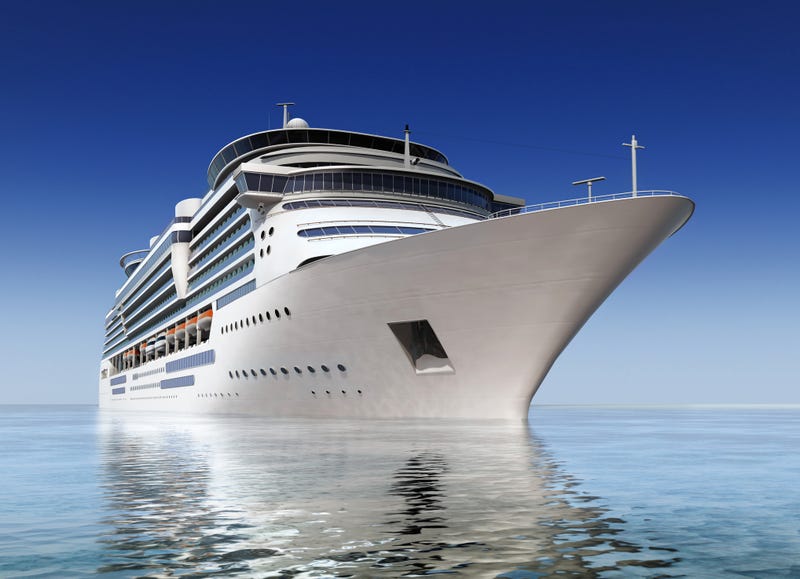 Cruise ship stock photo.