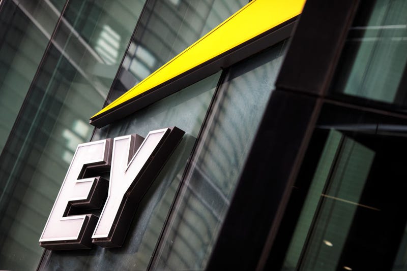 The Ernst & Young (EY) offices stand in 1 More London Riverside on October 2, 2018 in London, England.
