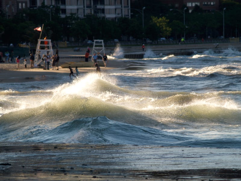 Summer in Chicago at Lake Michigan