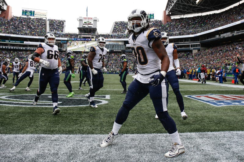 Todd Gurley and the Rams will open the week in Seattle.