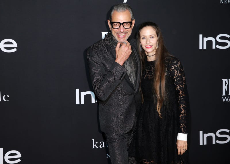 Jeff Goldblum and Emilie Livingston