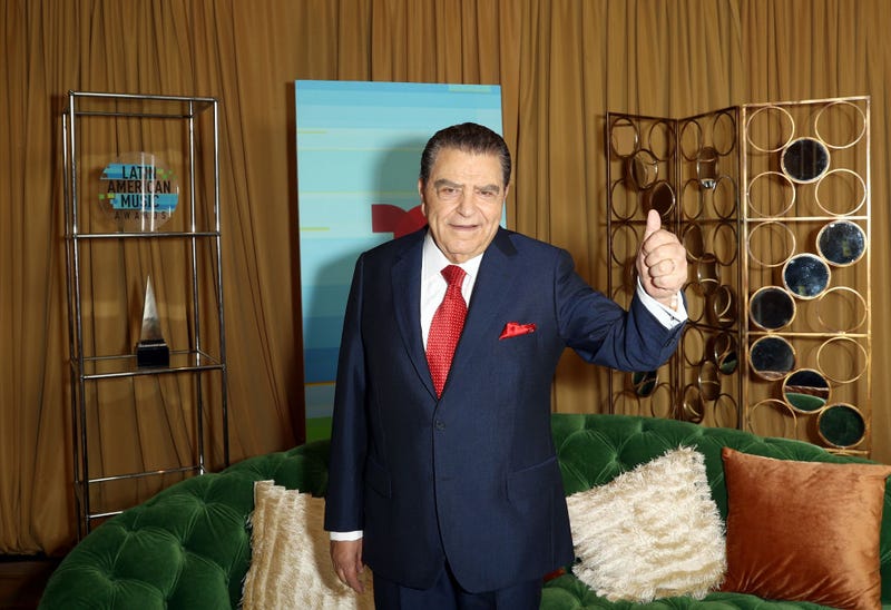 Don Francisco poses in the press room during the 2018 Latin American Music Awards at Dolby Theatre on October 25, 2018 in Hollywood, California.
