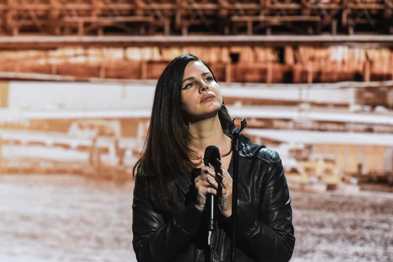 lana del rey performing on stage