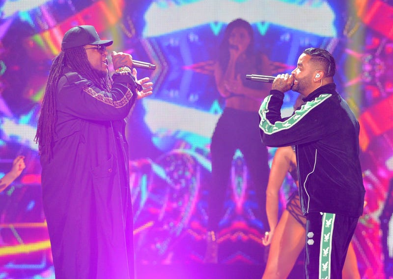 Zion & Lennox performs onstage
