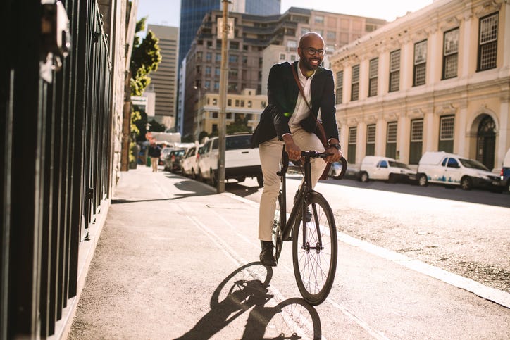 biking to work