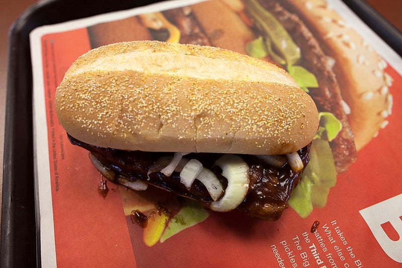 McDonald's McRib Makes Its Comeback