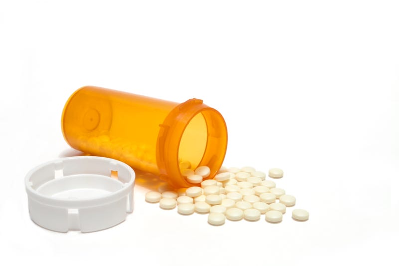 spilled pill bottle