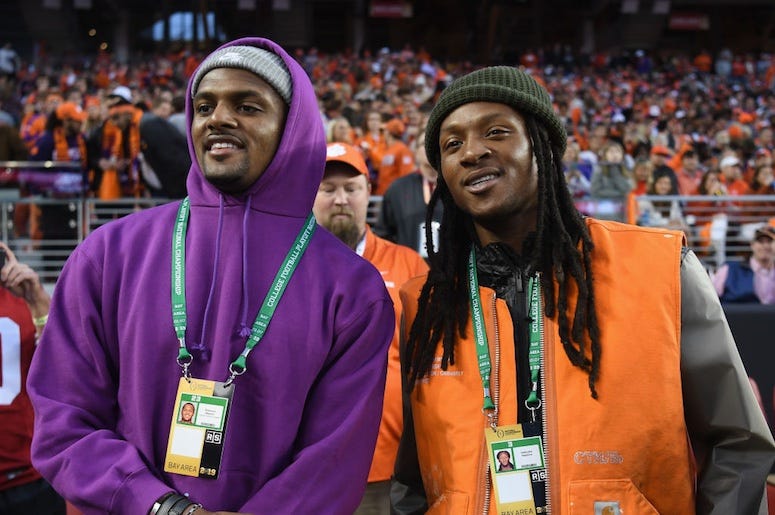 DeShaun Watson and DeAndre Hopkins