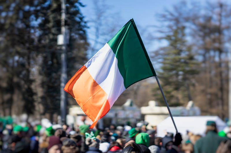 Irish flag at St. Patrick's Day Parade