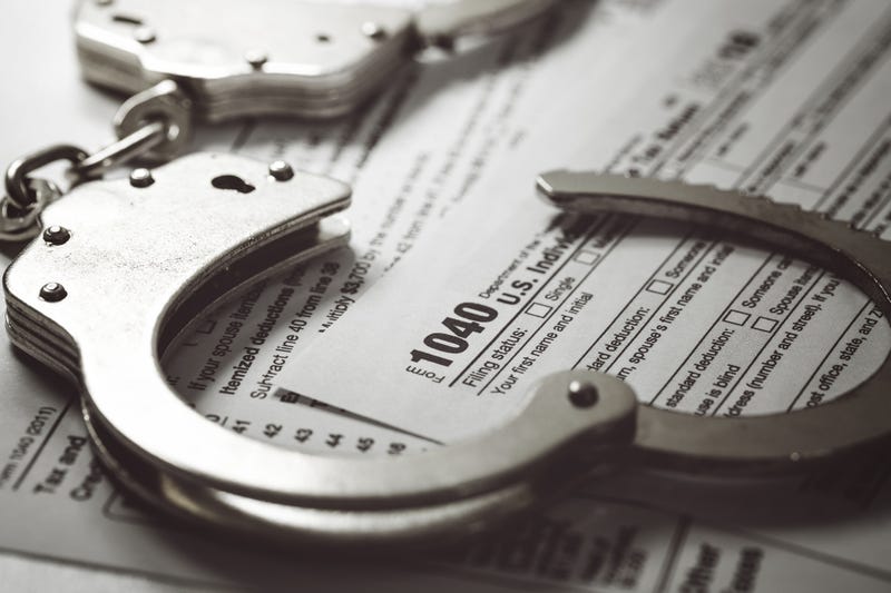 Tax fraud crime.