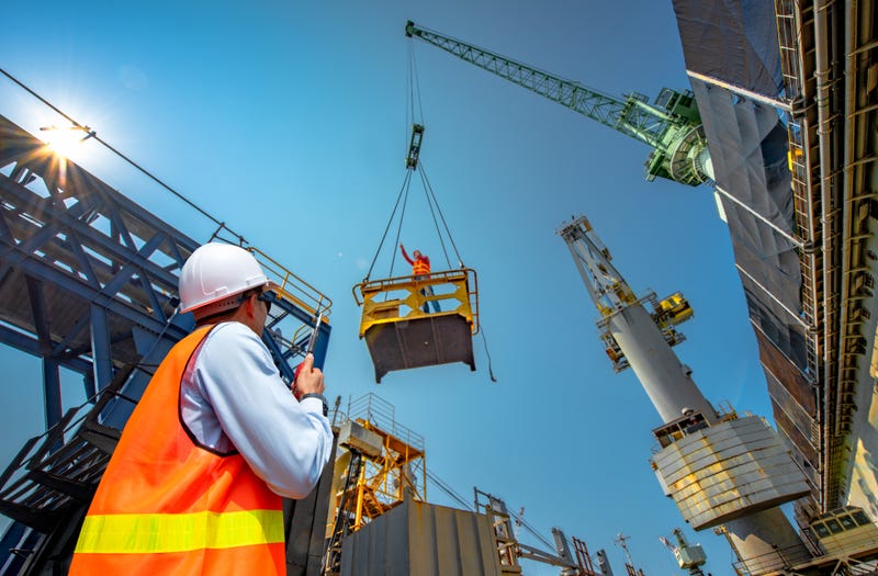 foreman at construction site