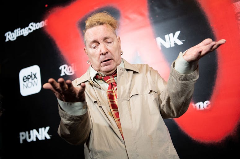 John Lydon aka Johnny Rotten