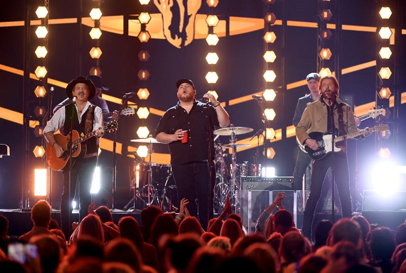 Luke Combs with Brooks & Dunn