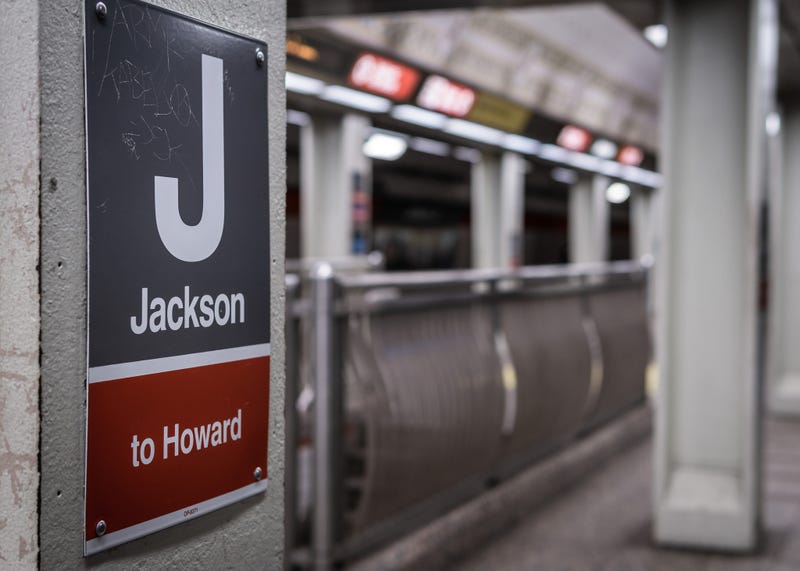 Jackson CTA Stop in Chicago
