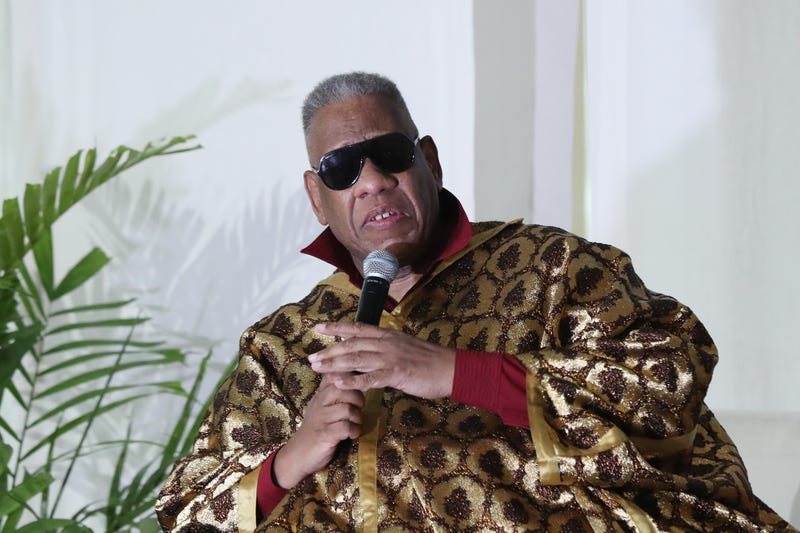 Fashion journalist André Leon Talley attends Arise Fashion Week on April 20, 2019 in Lagos, Nigeria.