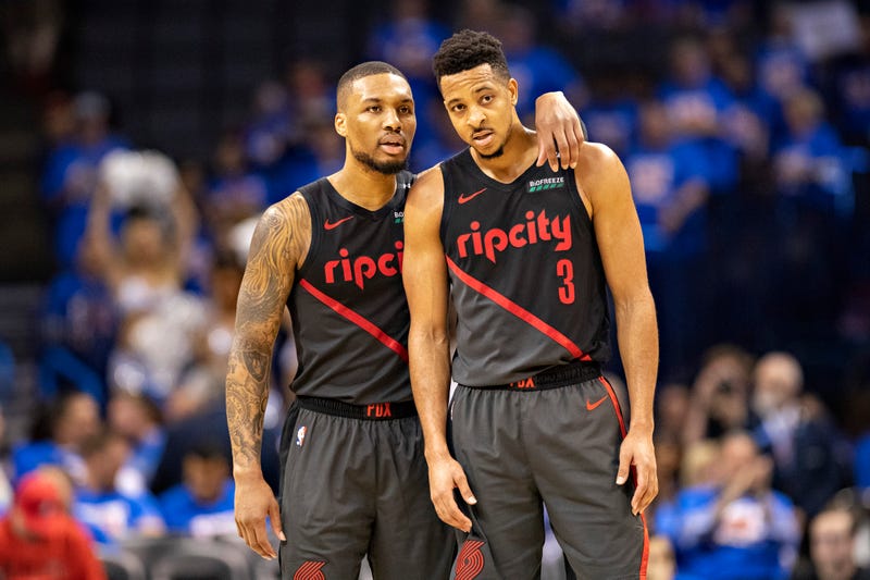 Damian Lillard and C.J. McCollum