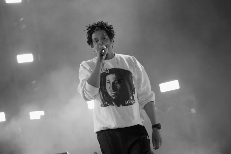 Jay-Z performs onstage