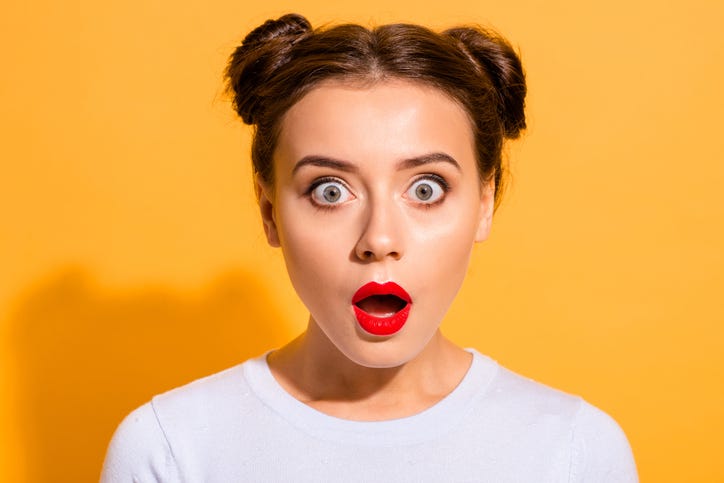 Surprised woman