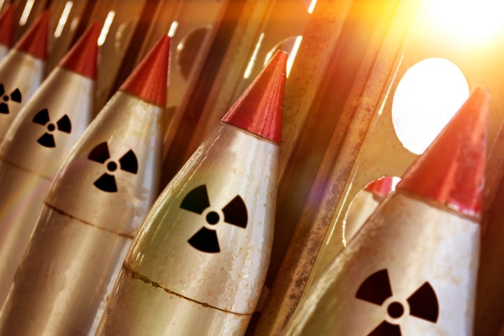Nuclear warheads.