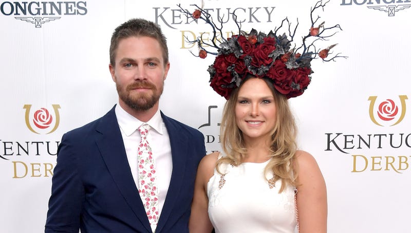 Stephen Amell and Cassandra Jean Amell in 2019