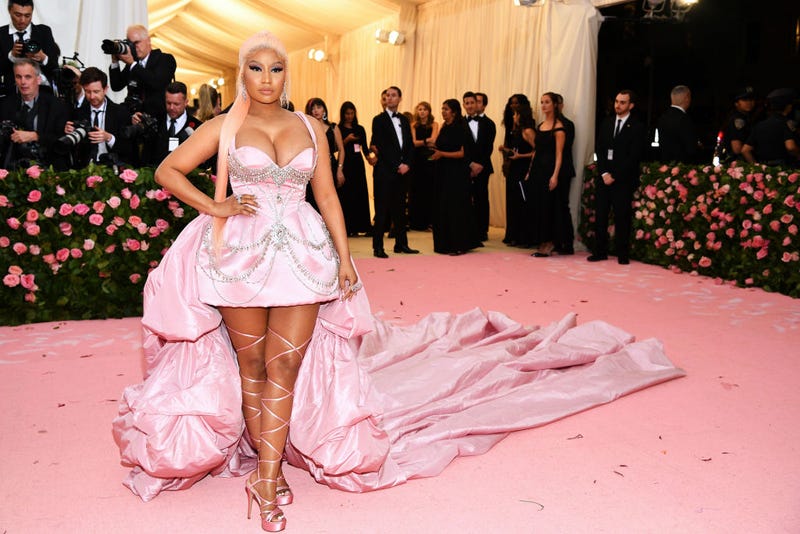 Nicki Minaj attends The 2019 Met Gala Celebrating Camp: Notes on Fashion at Metropolitan Museum of Art on May 06, 2019 in New York City. (Photo by Dimitrios Kambouris