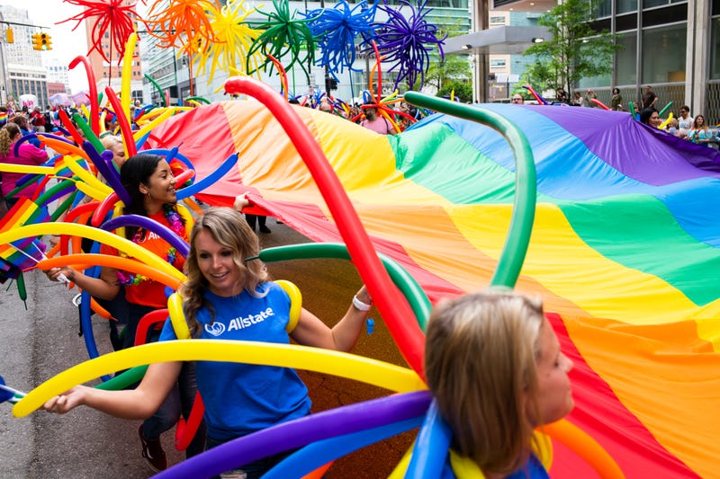 Motor City Pride parade in 2019